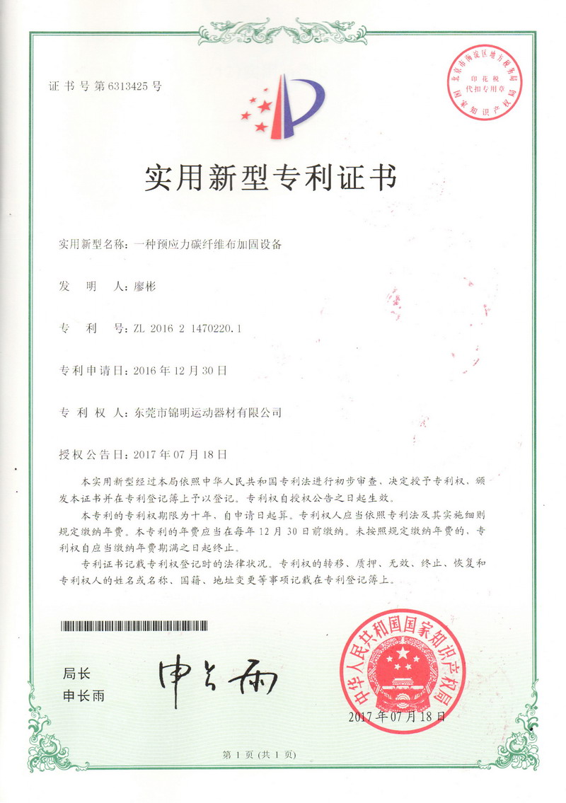 Patent Certificate 05
