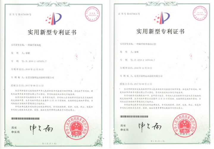 patent certificates