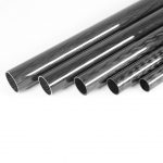 Round Carbon Fiber Tubes with Glossy Surface